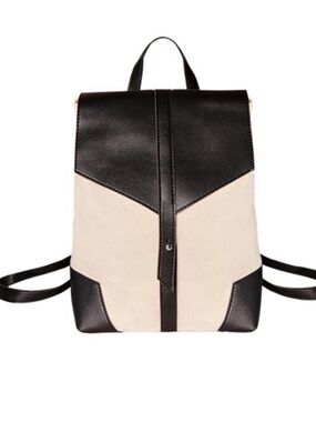 Deux Lux Canvas & Leather Backpack Bag